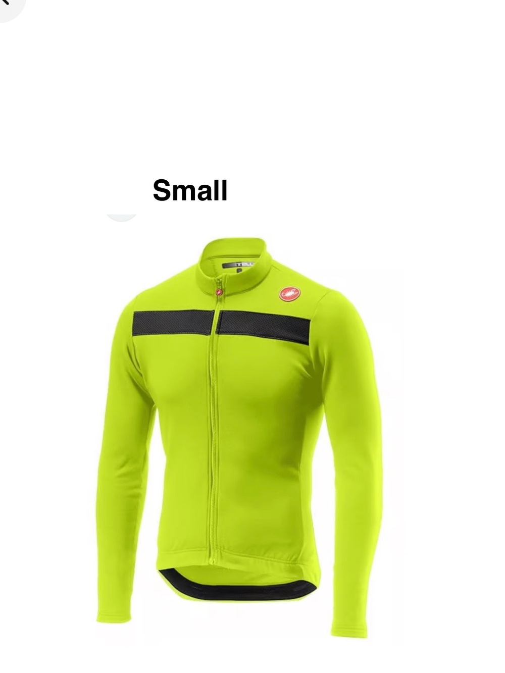 Castelli Men's Puro 3 Full Zip Bike Jersey Small ⭐️⭐️⭐️⭐️